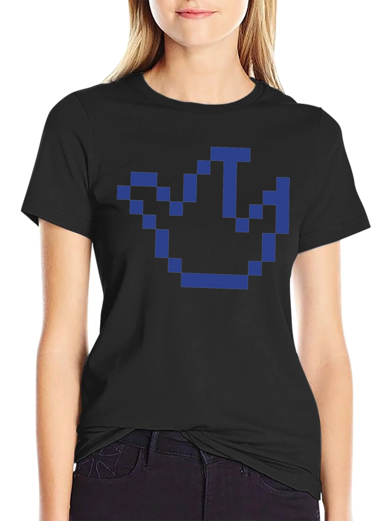 Pixel Crown T-Shirt - Retro Gaming Style