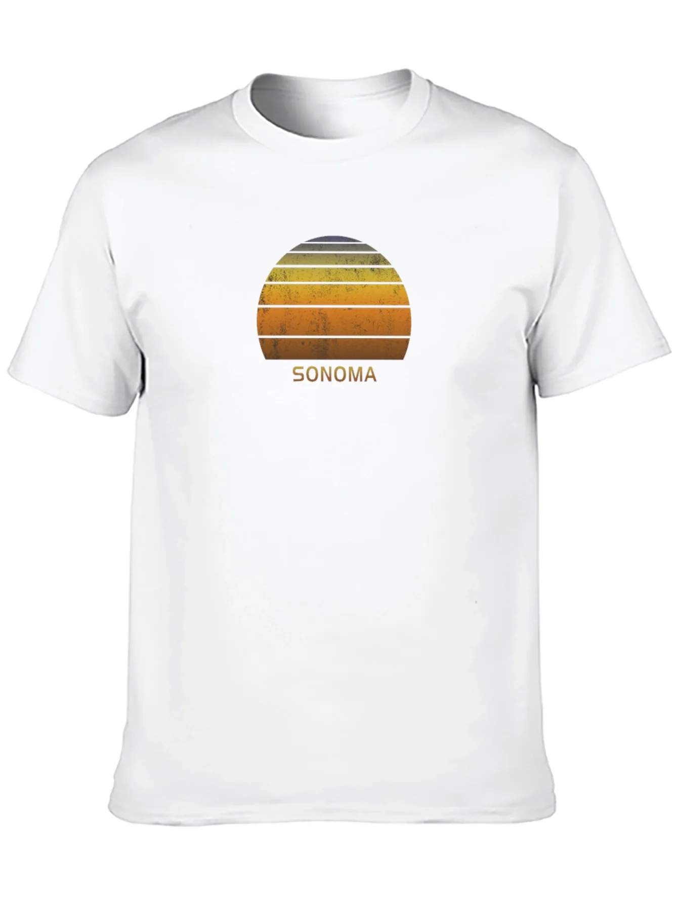 Sonoma Sunset Graphic T-Shirt - Retro Style