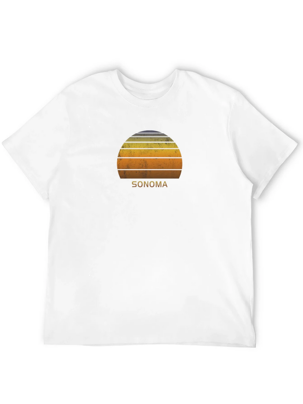 Sonoma Sunset Graphic T-Shirt - Retro Style
