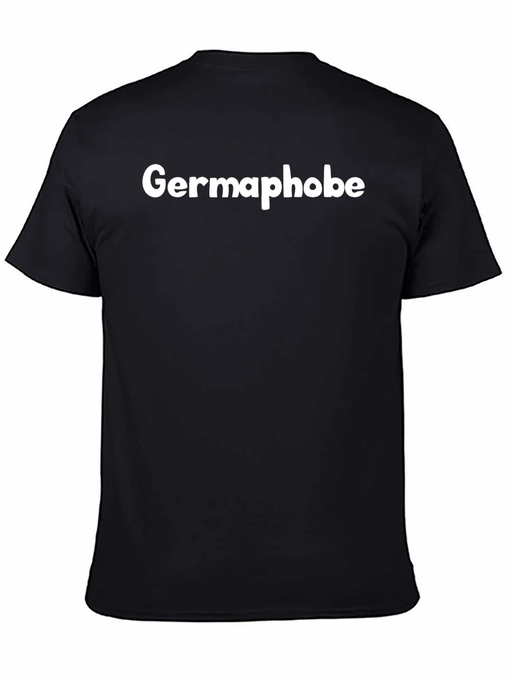 Germaphobe Black Cotton Graphic Tee