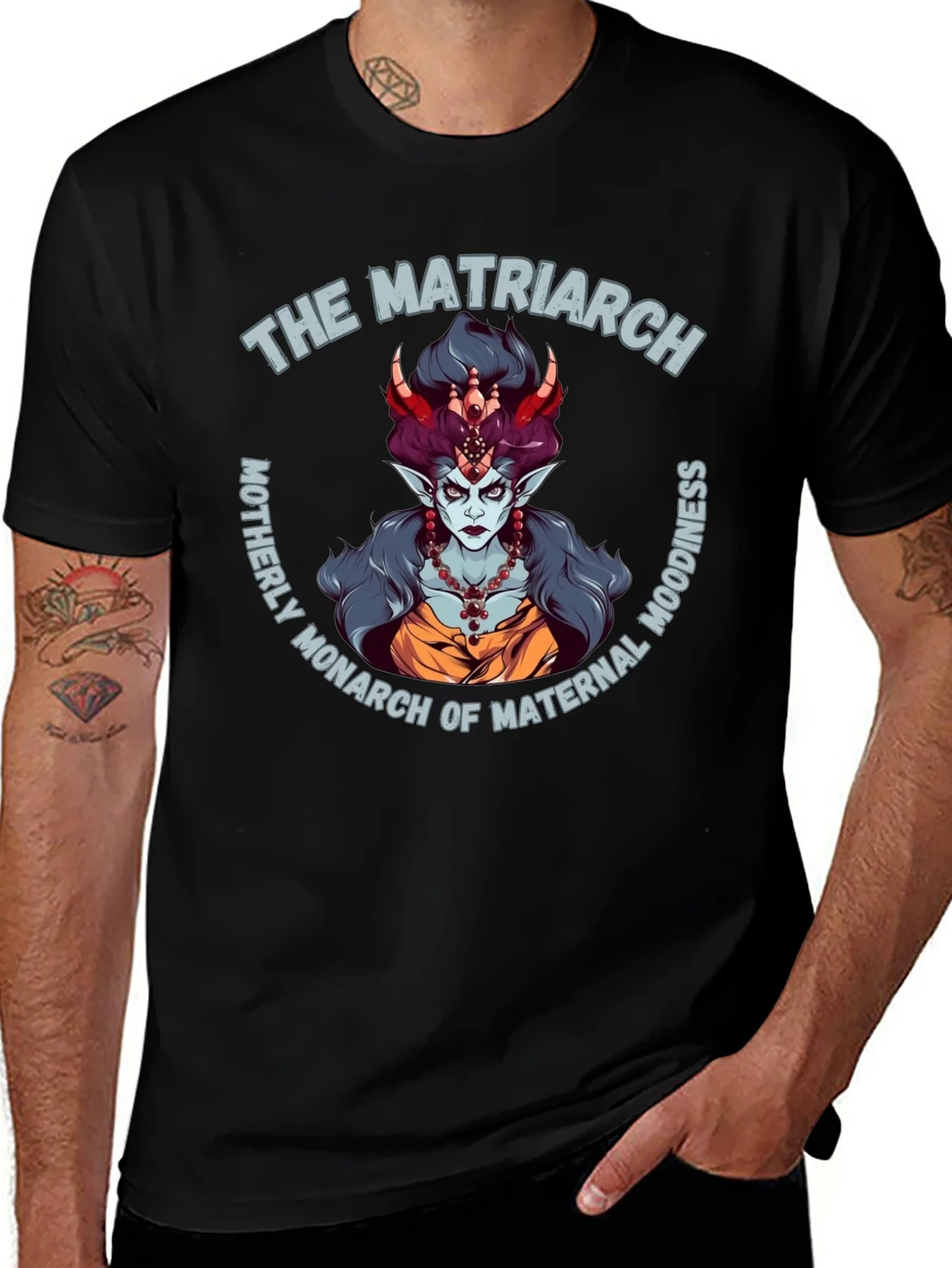 The Matriarch Graphic Tee - Motherly Monarch T-Shirt