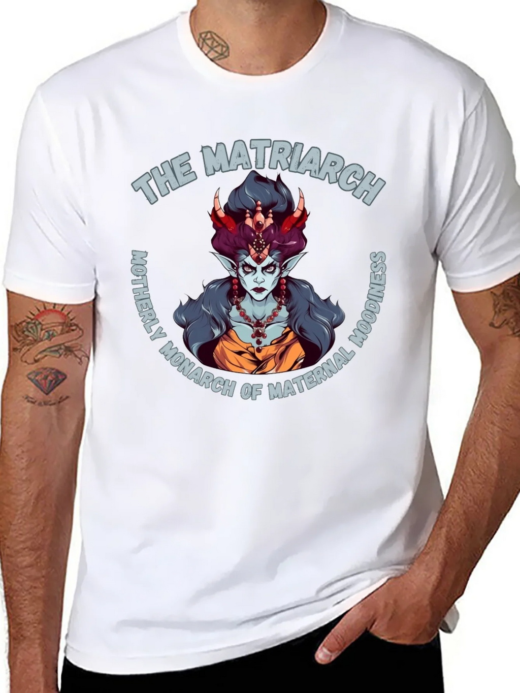 The Matriarch Graphic Tee - Motherly Monarch T-Shirt