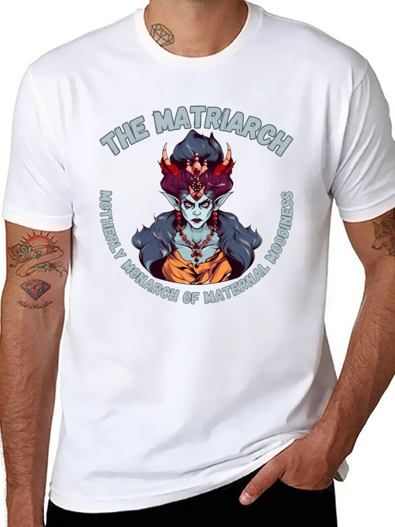 The Matriarch Graphic Tee - Motherly Monarch T-Shirt