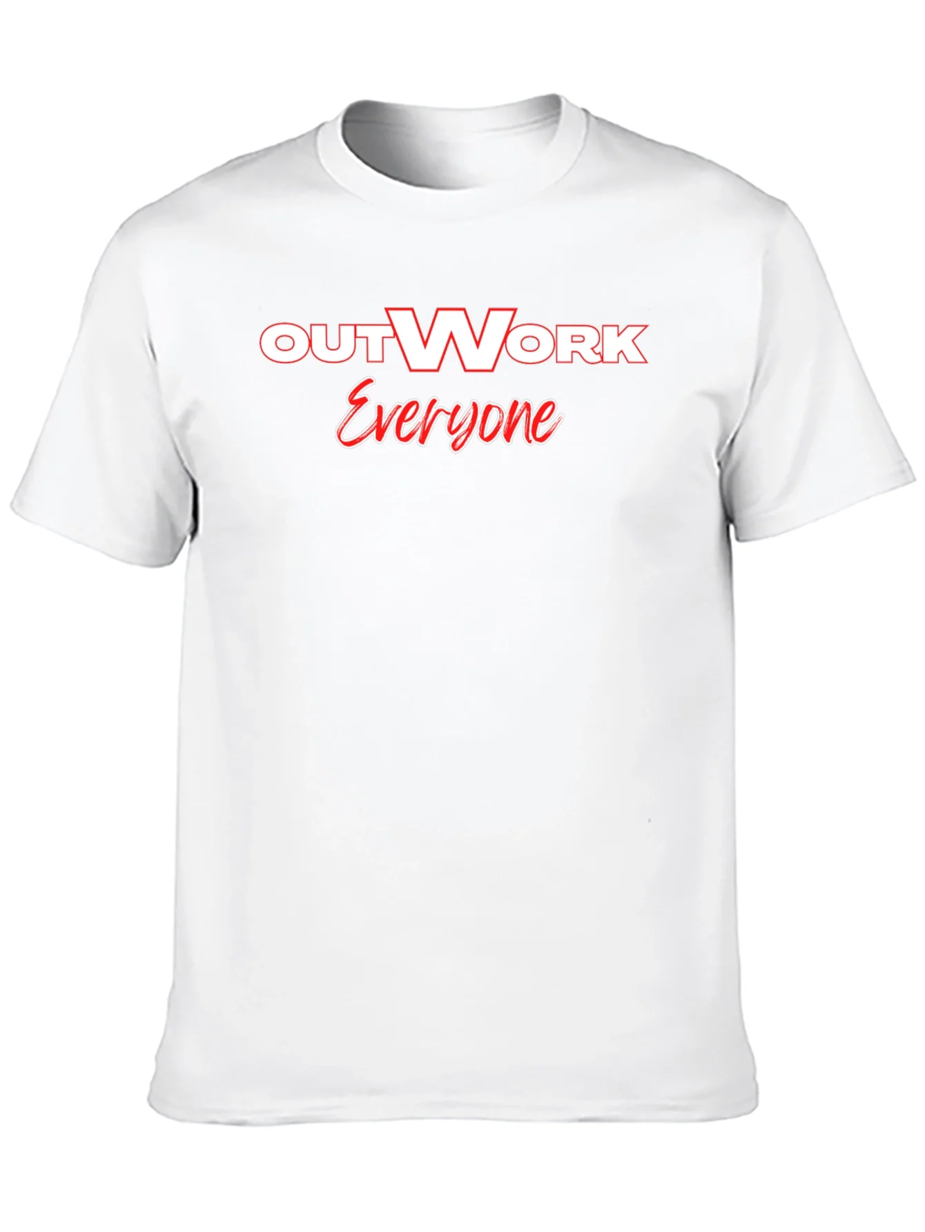 Outwork Everyone Graphic Tee - Motivational Black T-Shirt