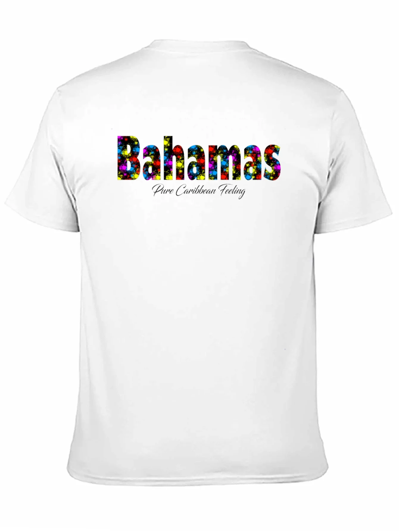Bahamas Colorful Splatter T-Shirt - Pure Caribbean Feeling