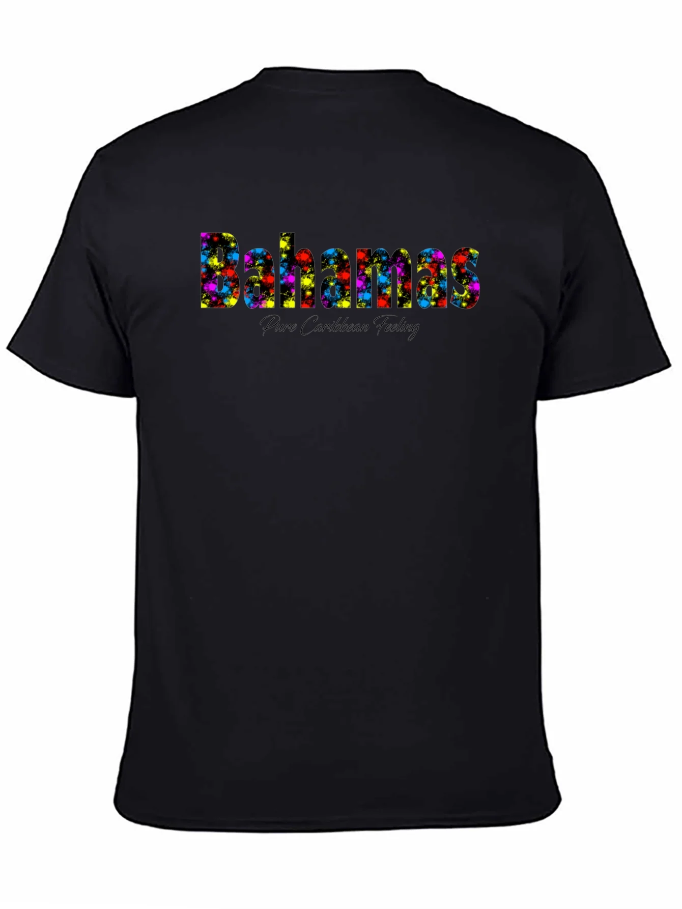 Bahamas Colorful Splatter T-Shirt - Pure Caribbean Feeling