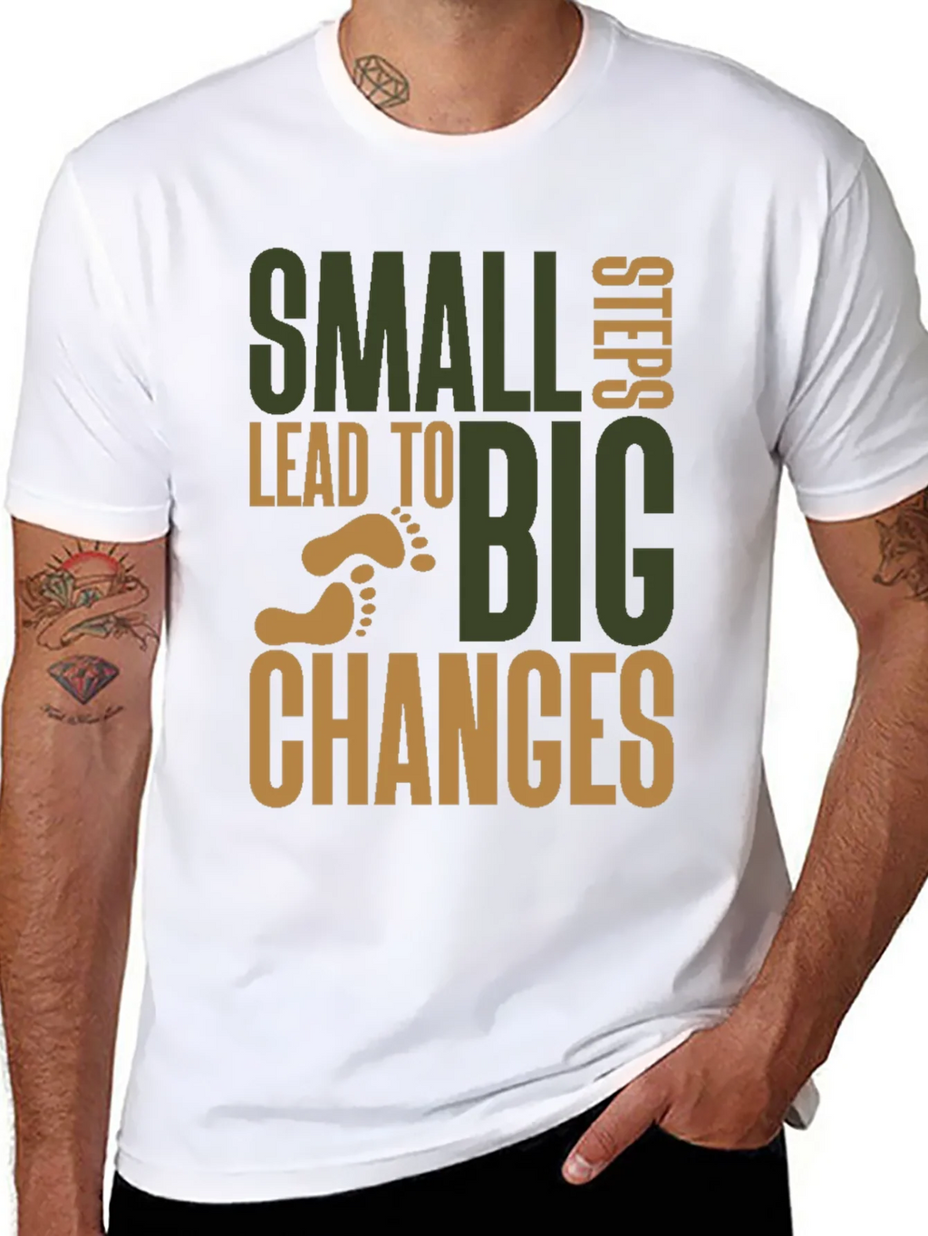 Small Steps Big Changes Graphic Tee