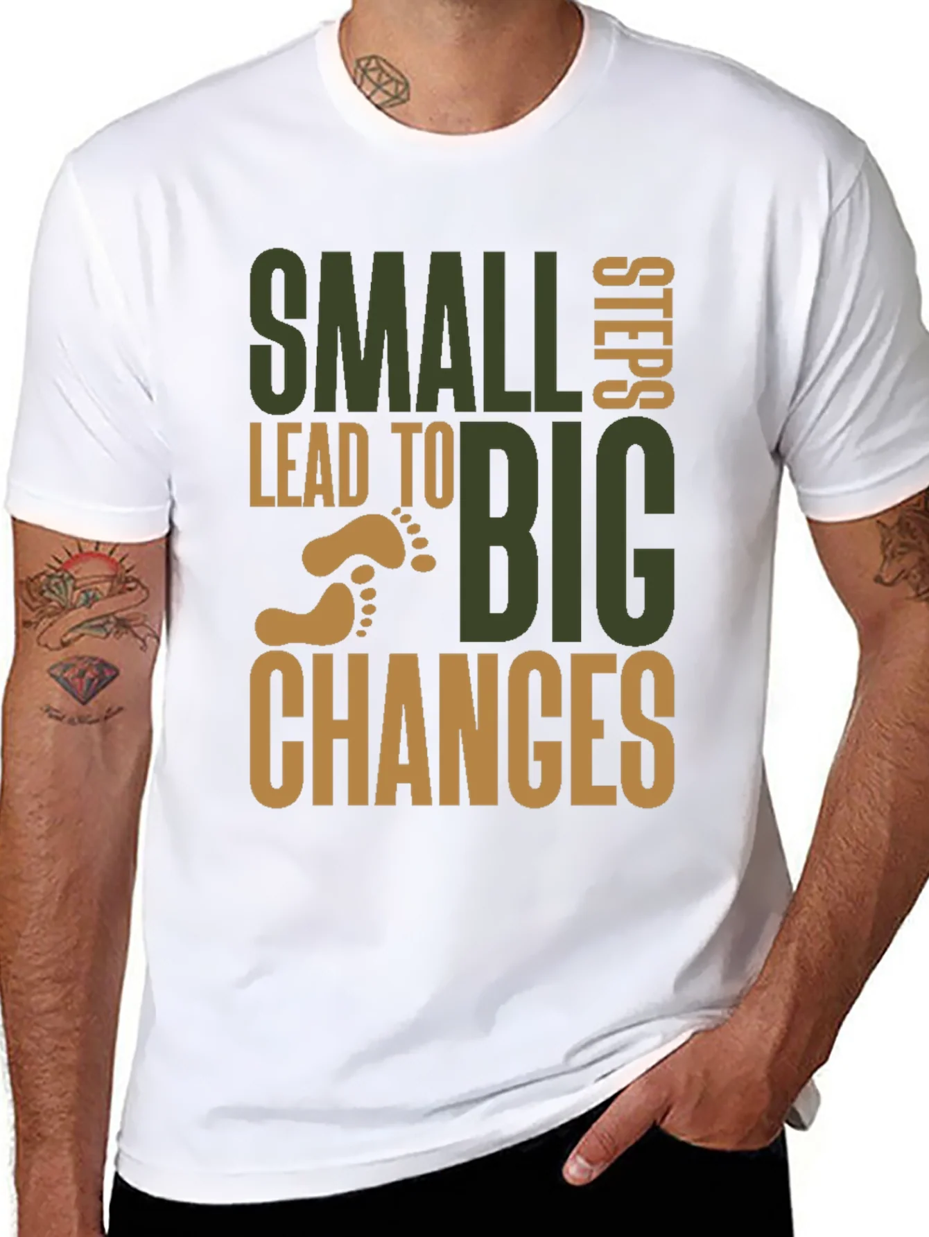 Small Steps Big Changes Graphic Tee