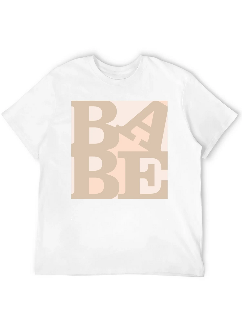 BABE Graphic Print Crewneck T-Shirt