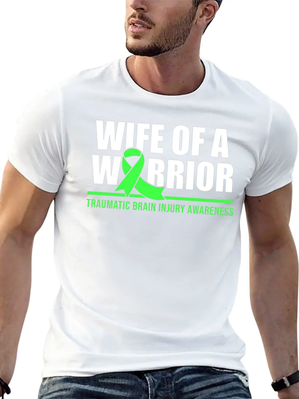 Wife of a Warrior T-Shirt - TBI Awareness