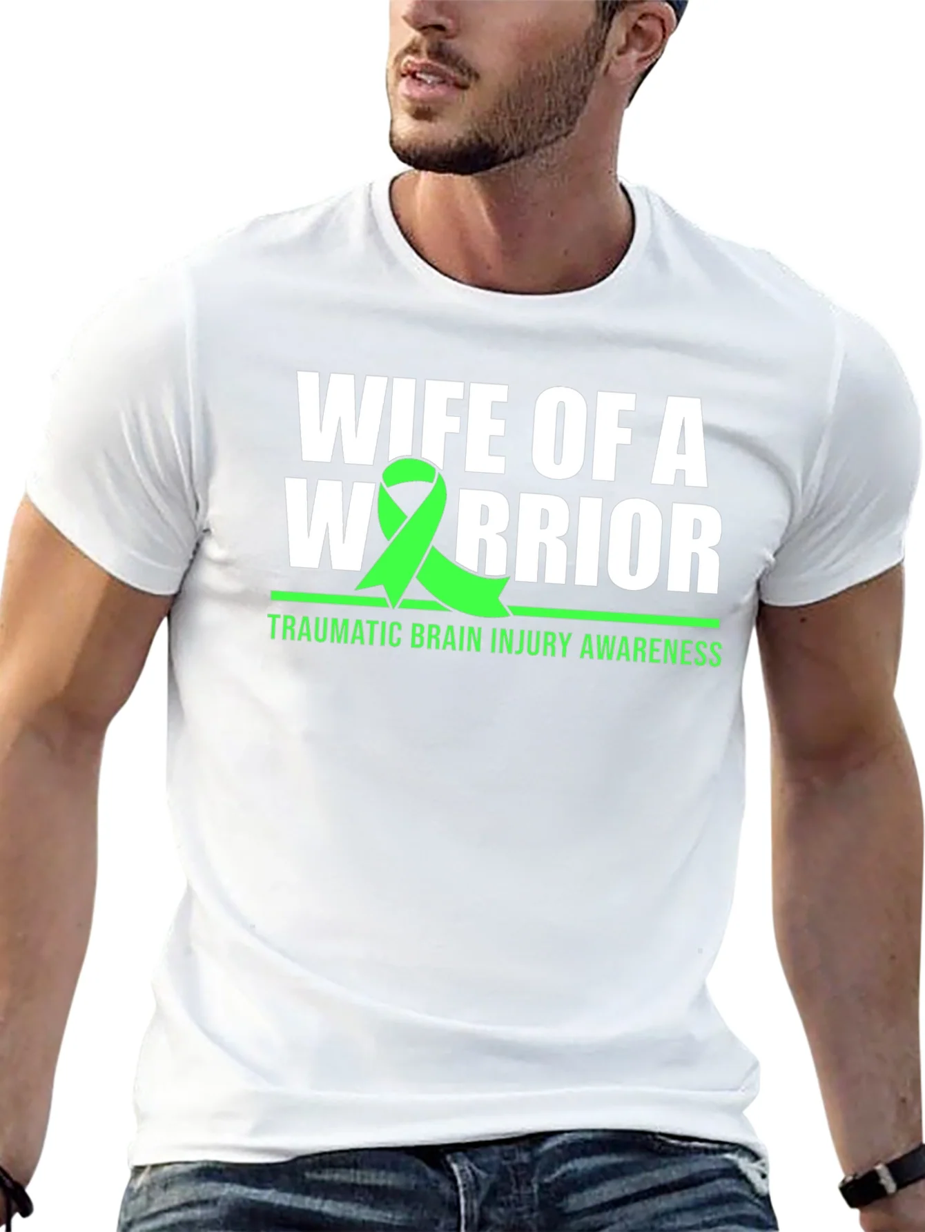 Wife of a Warrior T-Shirt - TBI Awareness