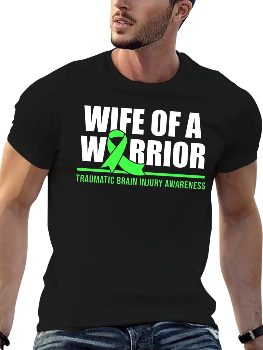 Wife of a Warrior T-Shirt - TBI Awareness