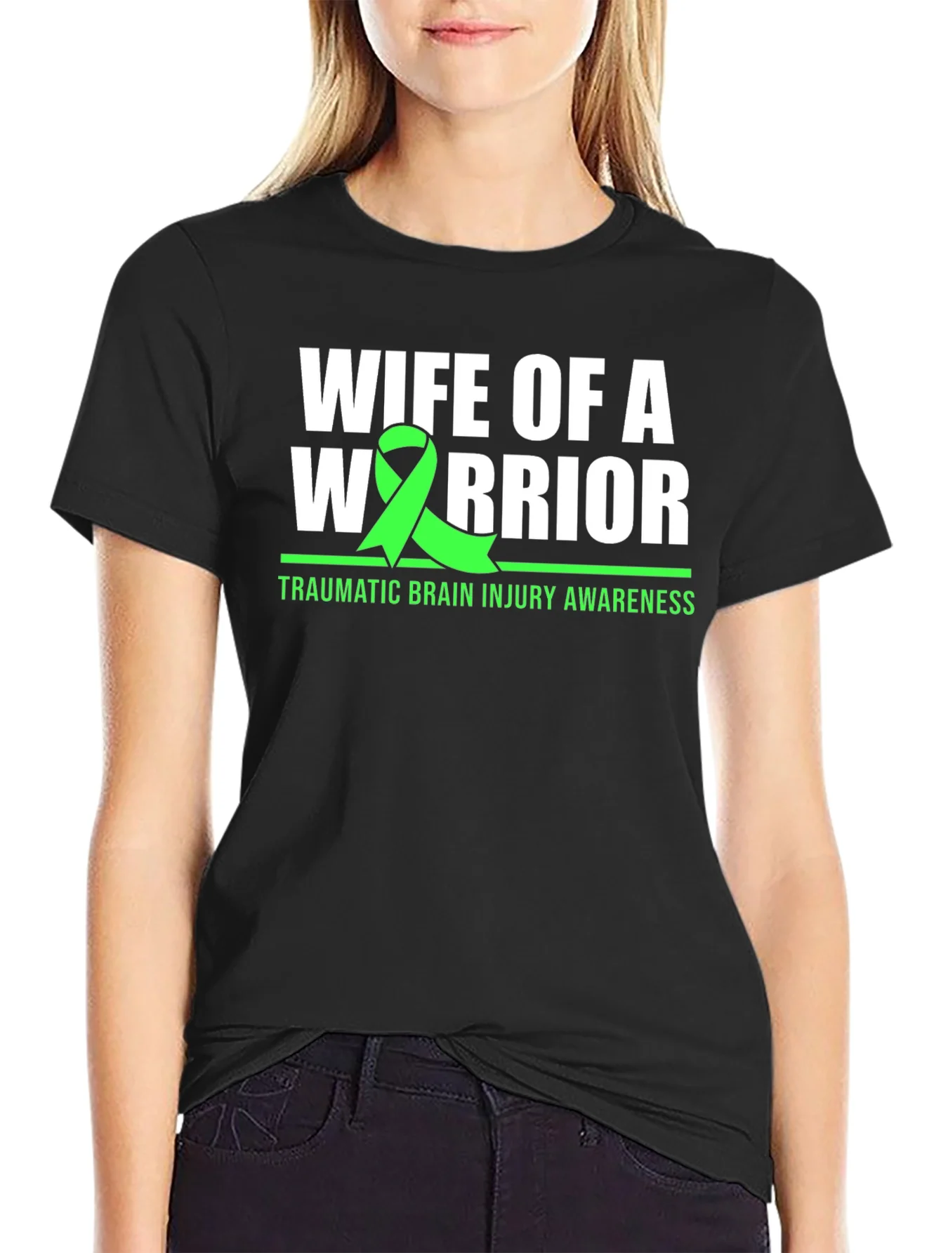 Wife of a Warrior T-Shirt - TBI Awareness