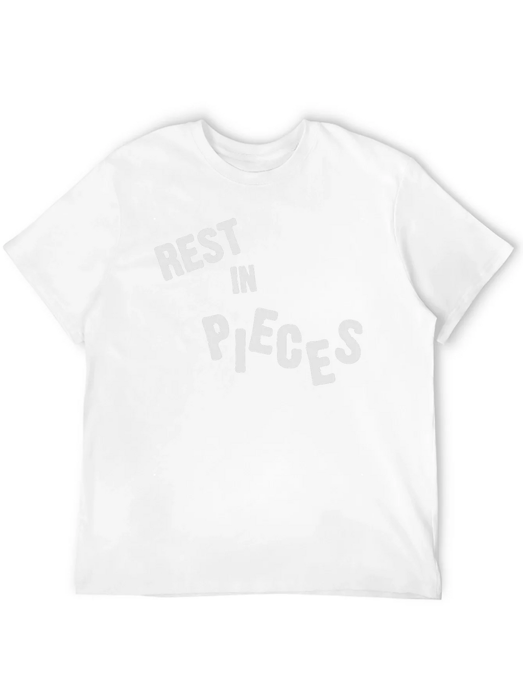 Rest In Pieces Graphic Black T-Shirt