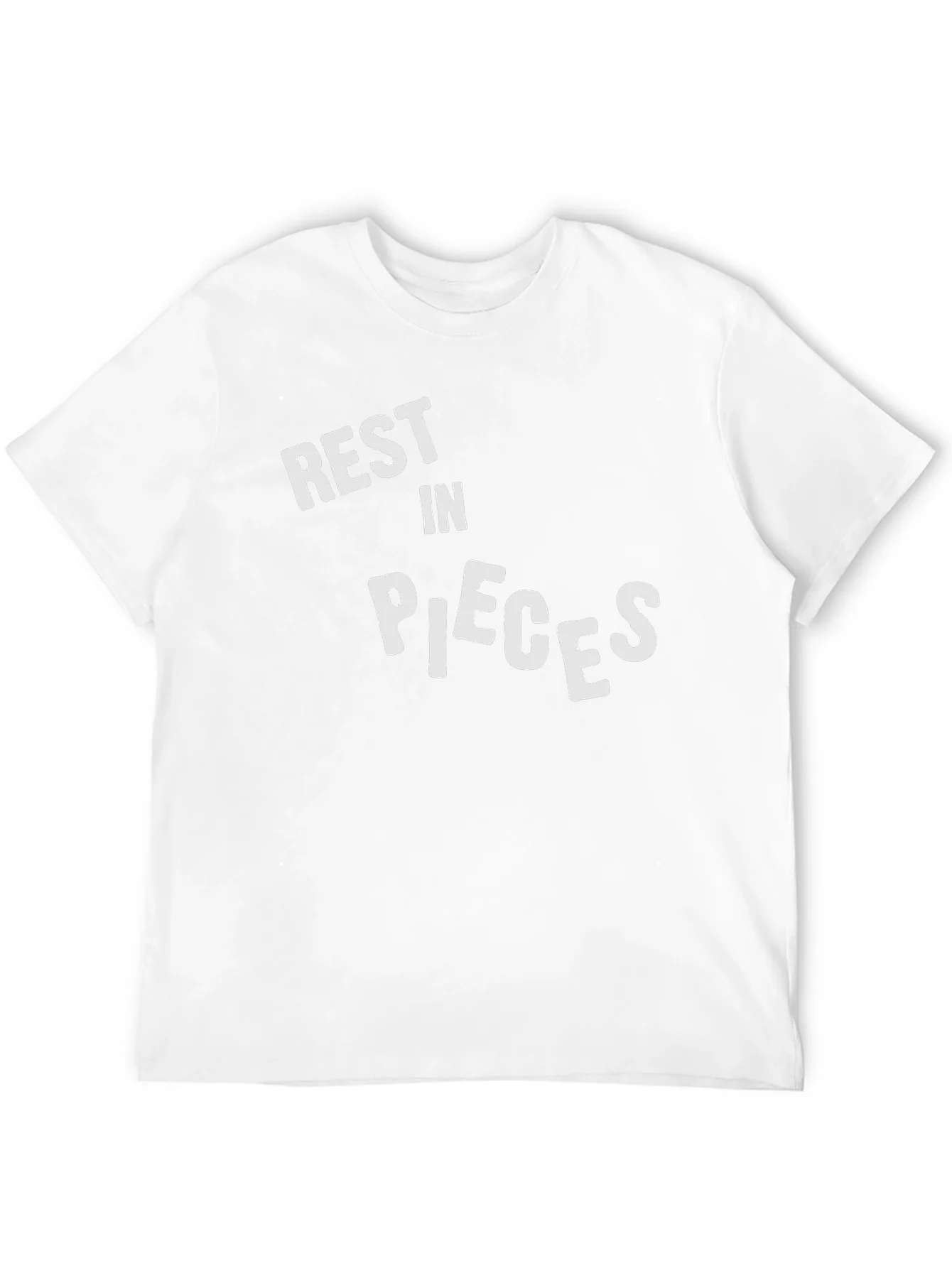 Rest In Pieces Graphic Black T-Shirt
