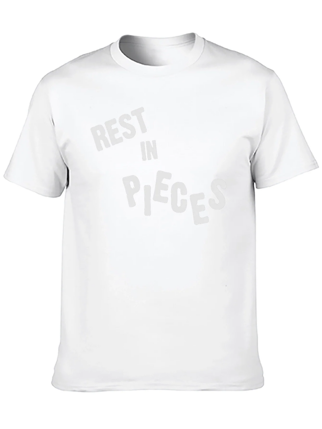 Rest In Pieces Graphic Black T-Shirt