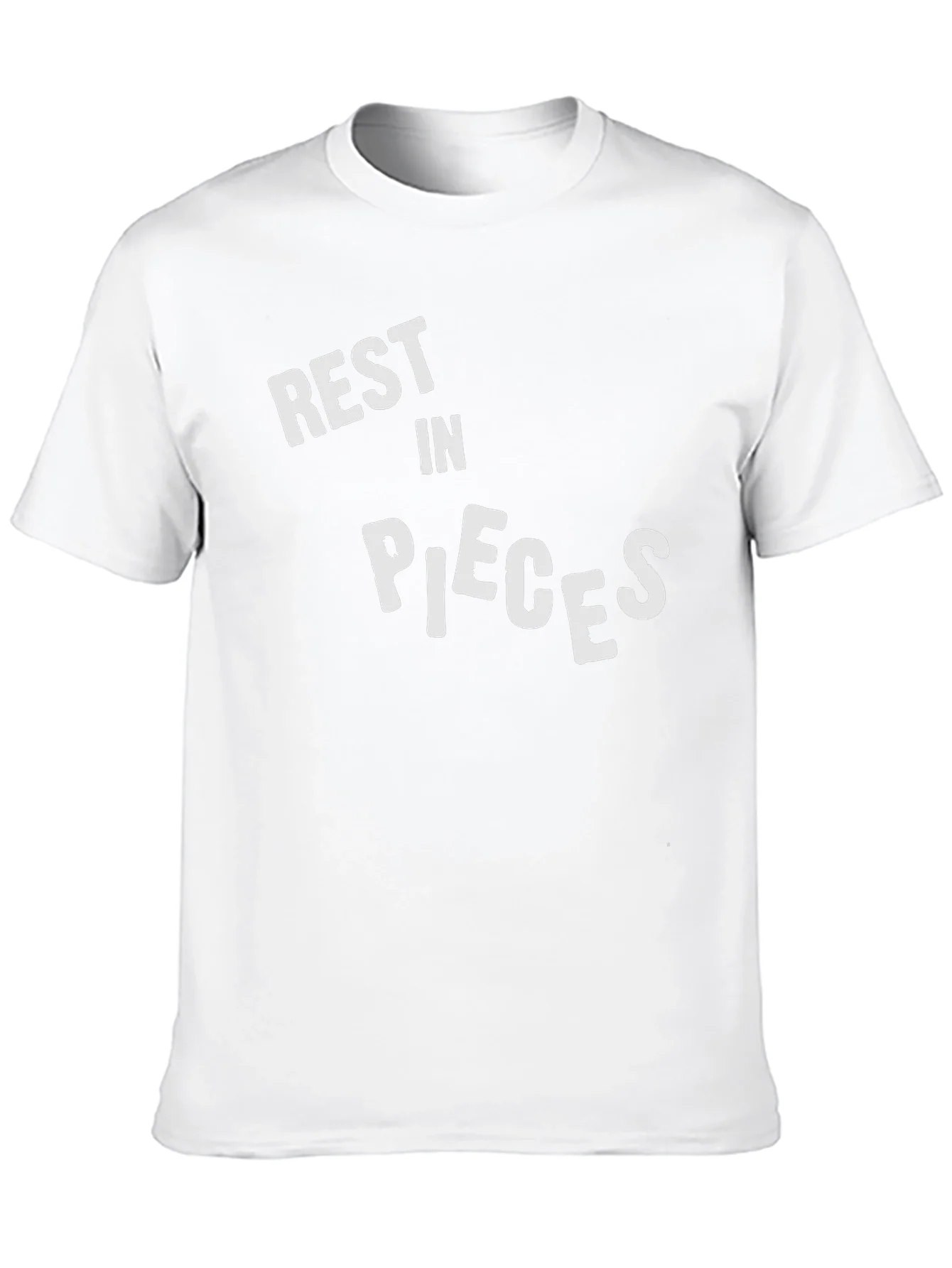 Rest In Pieces Graphic Black T-Shirt