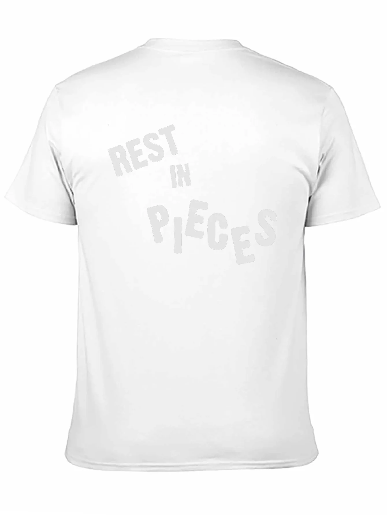 Rest In Pieces Graphic Black T-Shirt