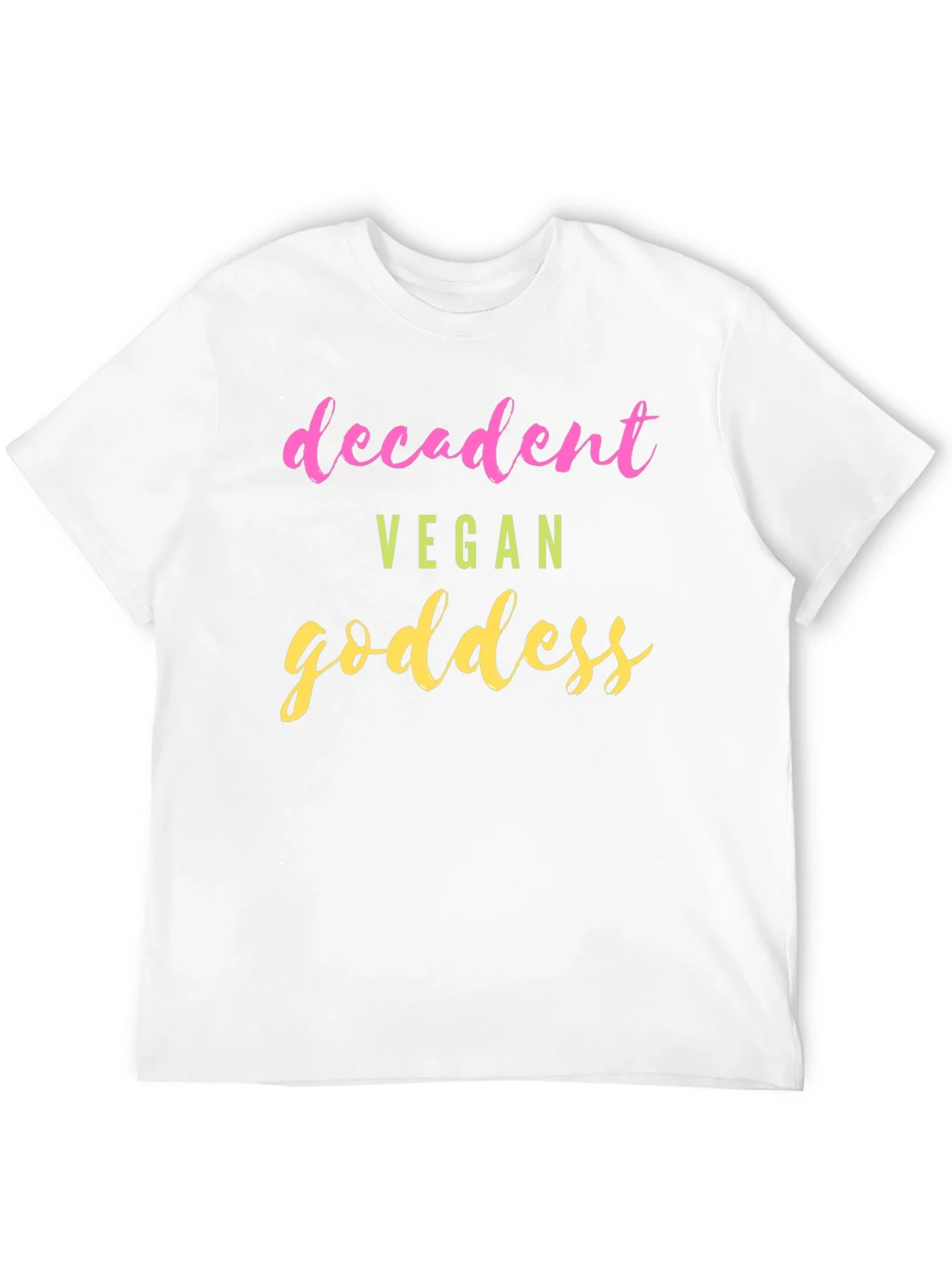 Decadent Vegan Goddess T-Shirt - Trendy Graphic Tee