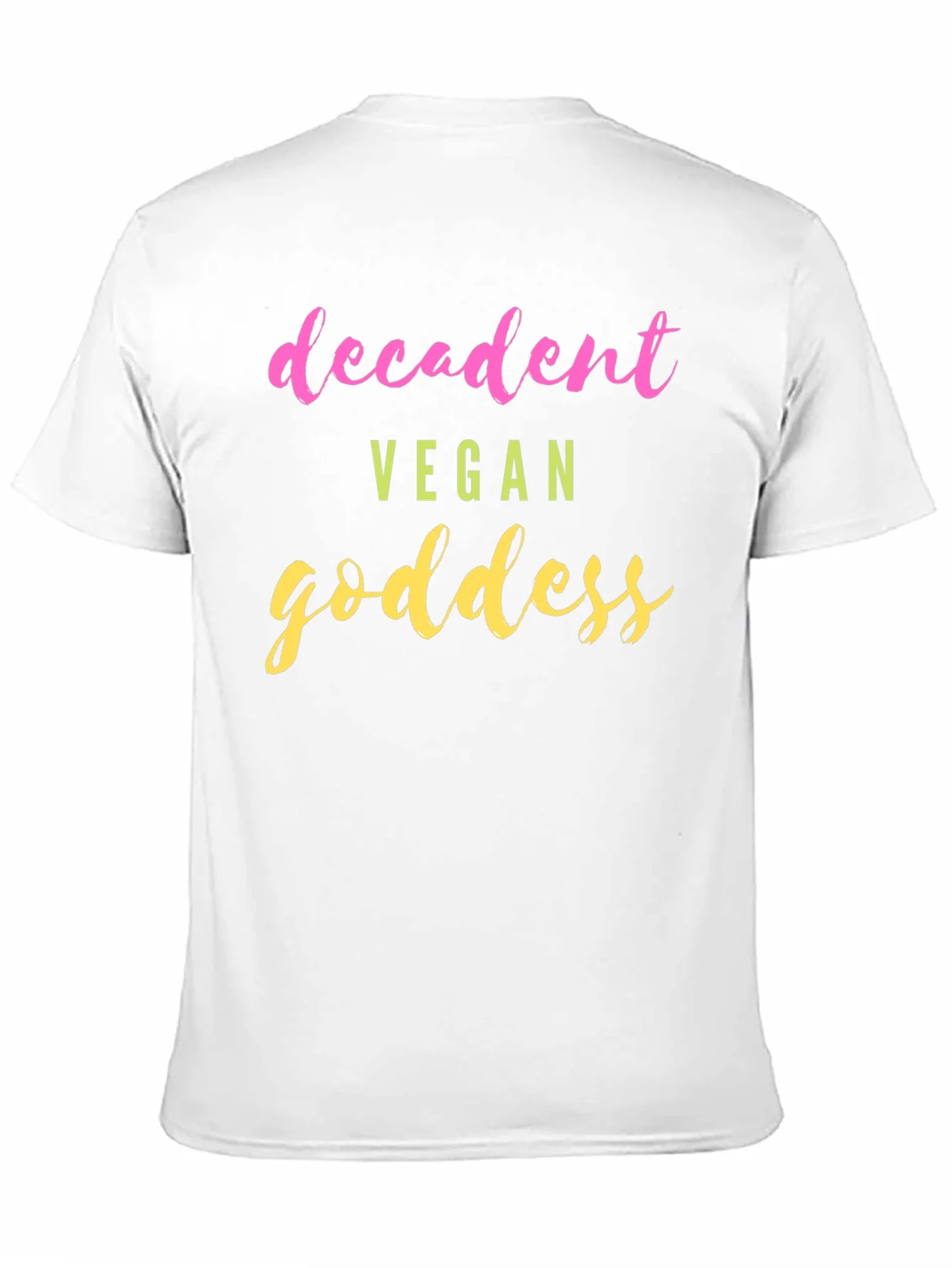 Decadent Vegan Goddess T-Shirt - Trendy Graphic Tee