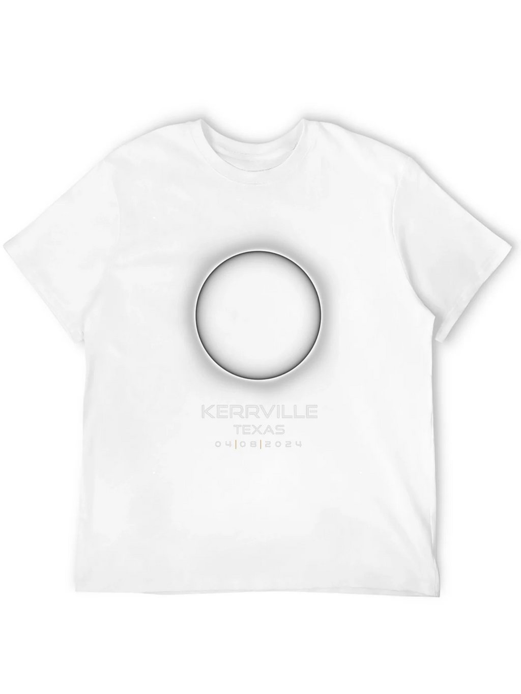 Kerrville Texas Eclipse 04 08 2024 Black T-Shirt