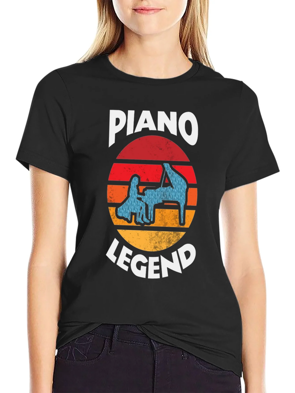 Piano Legend Graphic T-Shirt