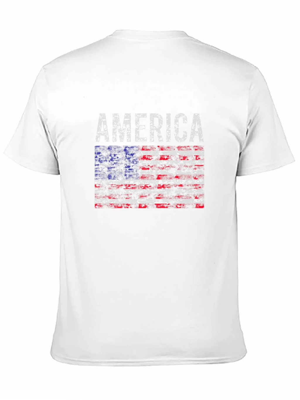 America Flag Distressed T-Shirt
