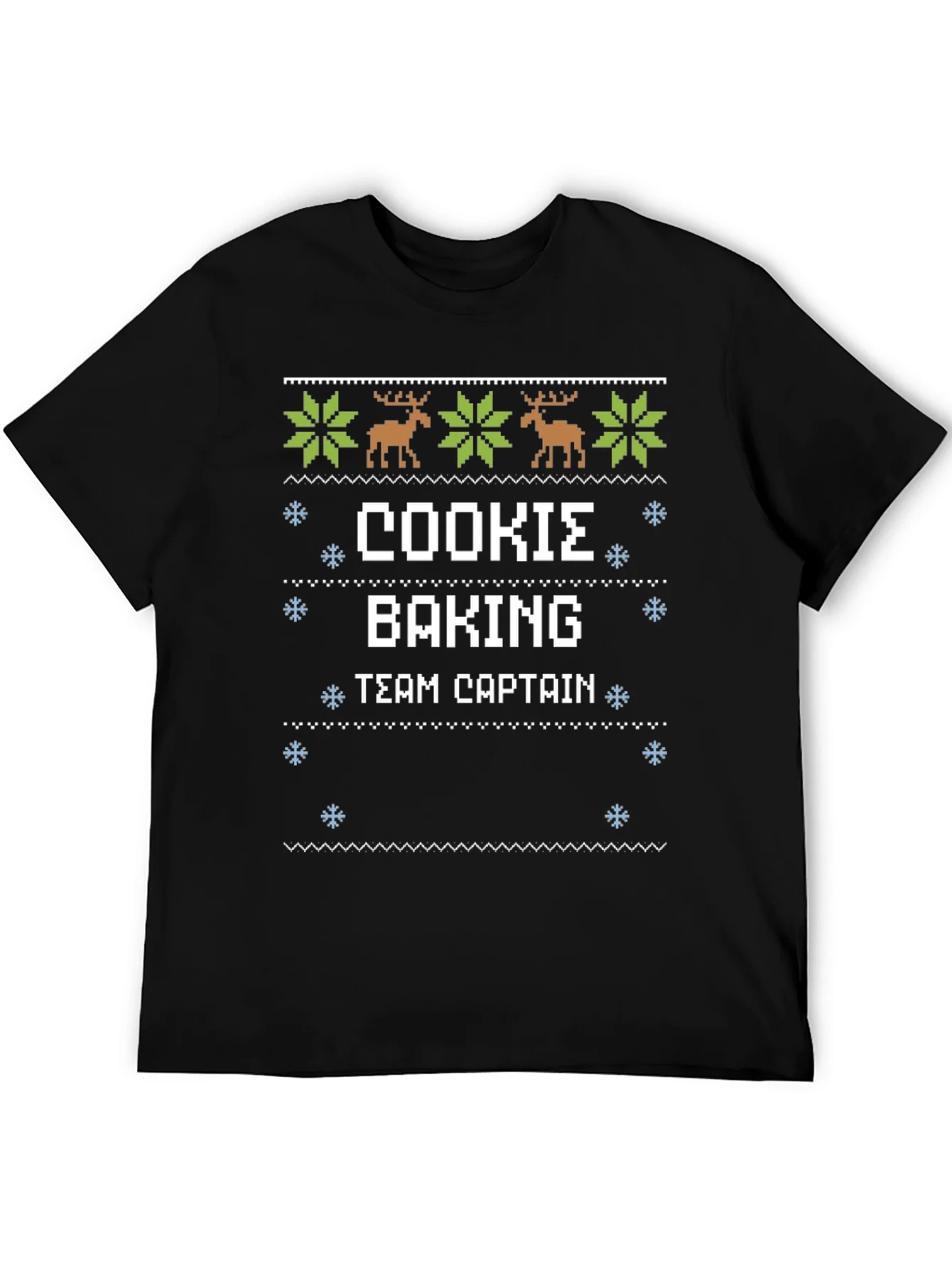 Cookie Baking Team Captain Ugly Christmas Sweater T-Shirt