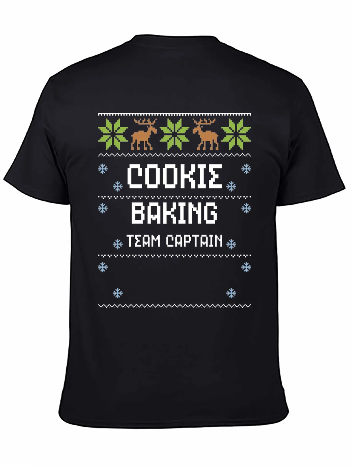 Cookie Baking Team Captain Ugly Christmas Sweater T-Shirt