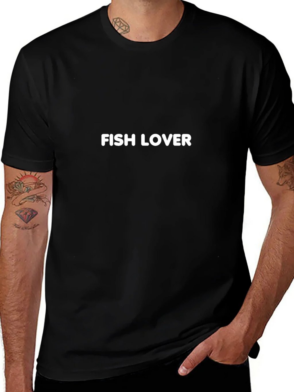 Fish Lover T-Shirt - Casual Cotton Tee