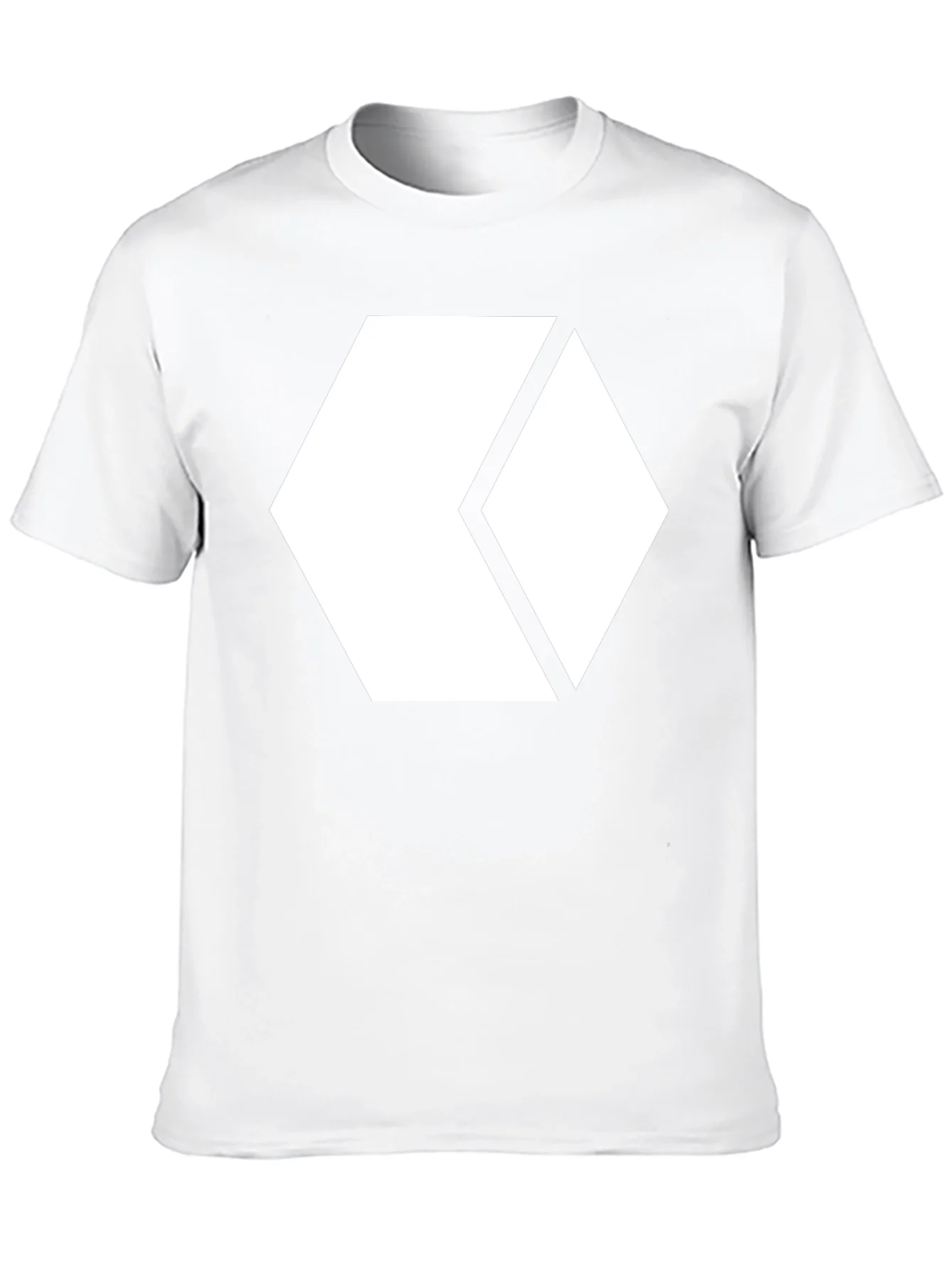Geometric Graphic Tee - Modern Minimalist Design