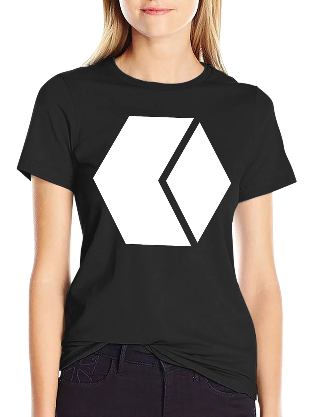 Geometric Graphic Tee - Modern Minimalist Design