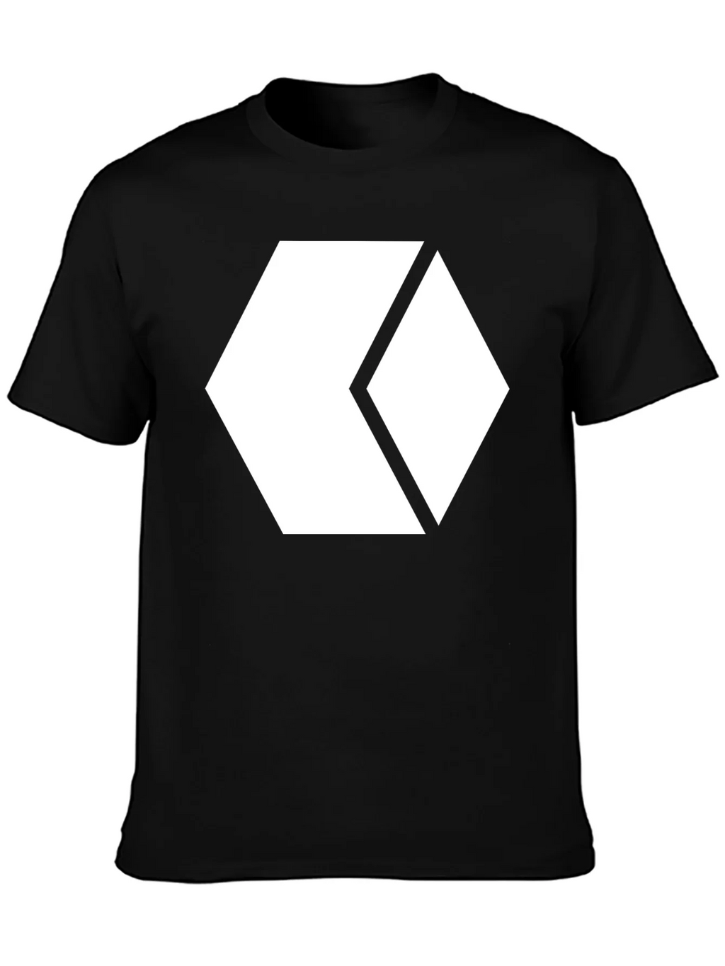 Geometric Graphic Tee - Modern Minimalist Design