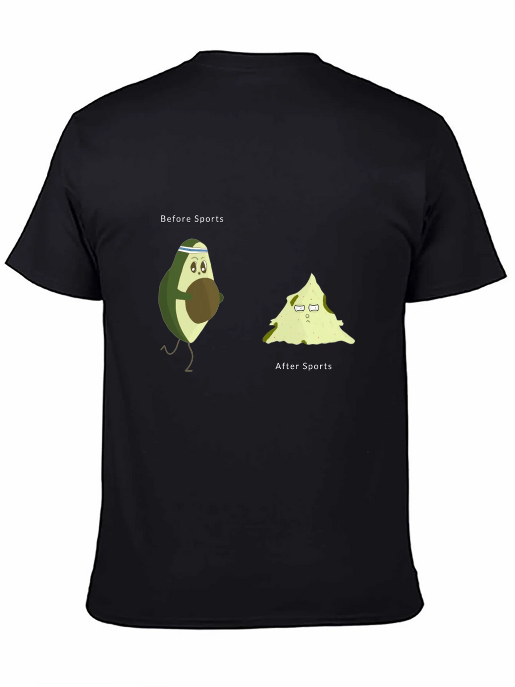 Avocado Sports Black T-Shirt