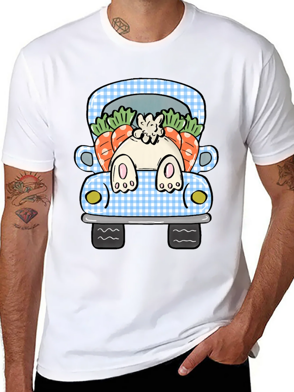 Bunny Truck Easter T-Shirt