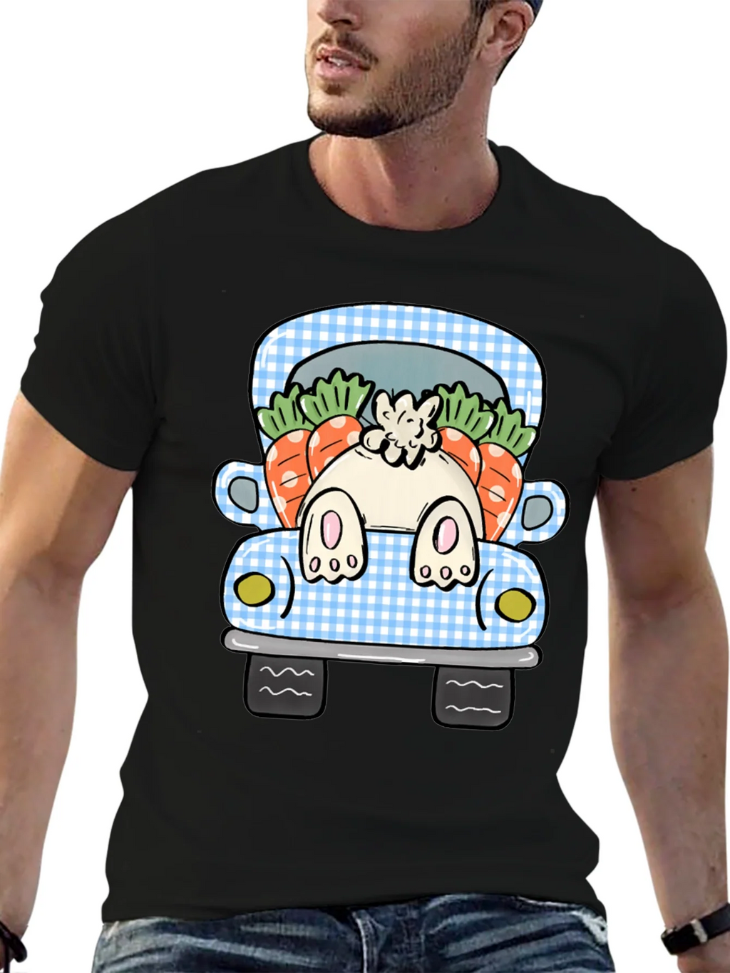 Bunny Truck Easter T-Shirt