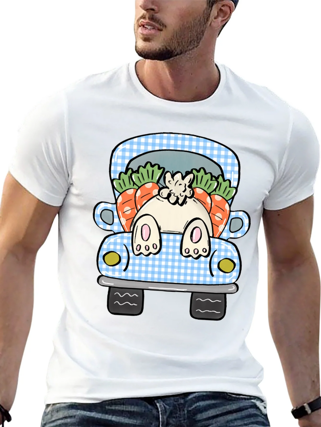 Bunny Truck Easter T-Shirt