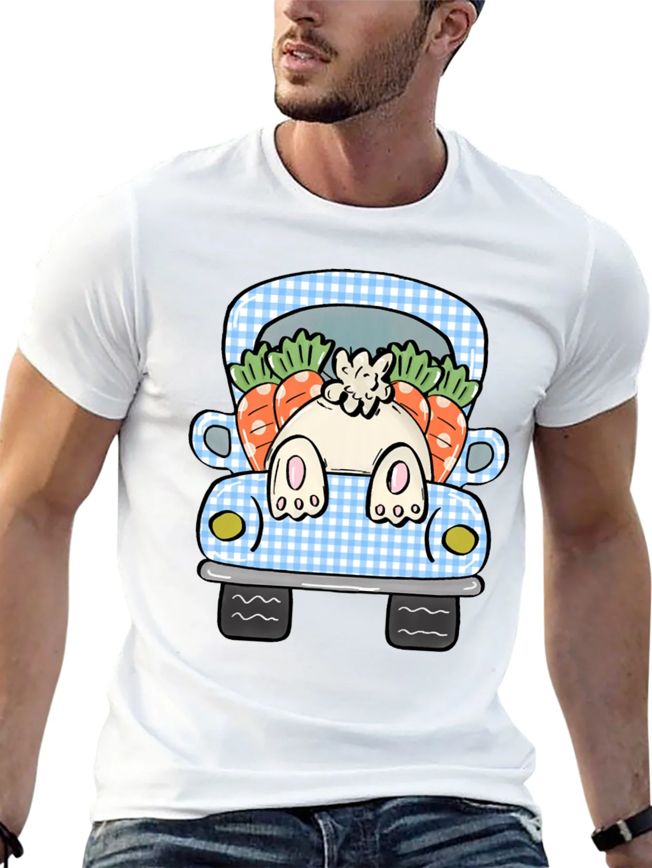 Bunny Truck Easter T-Shirt
