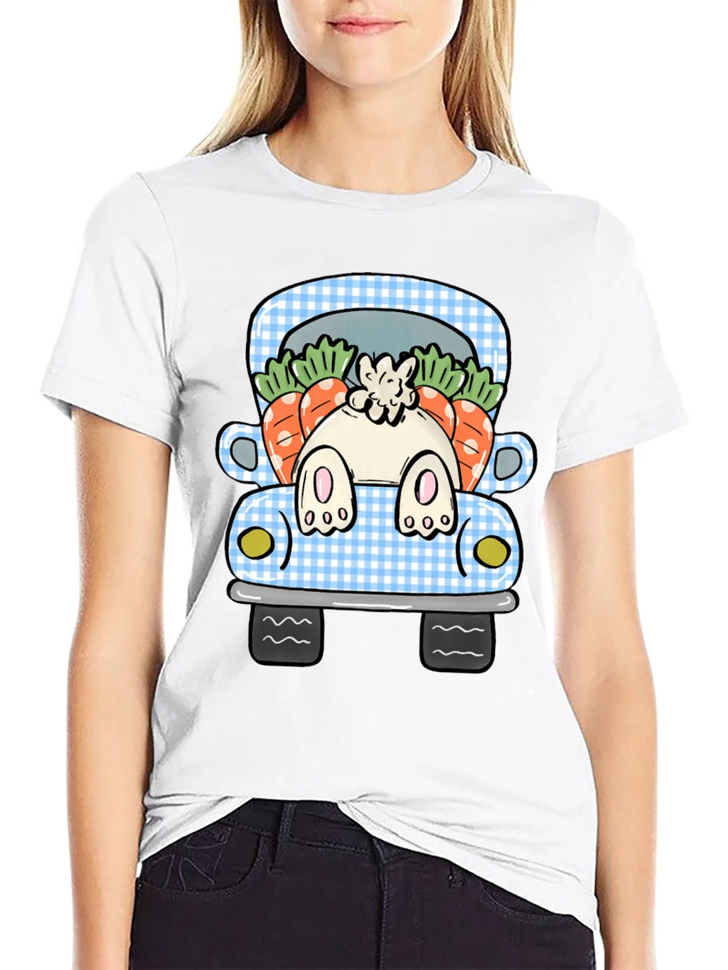 Bunny Truck Easter T-Shirt