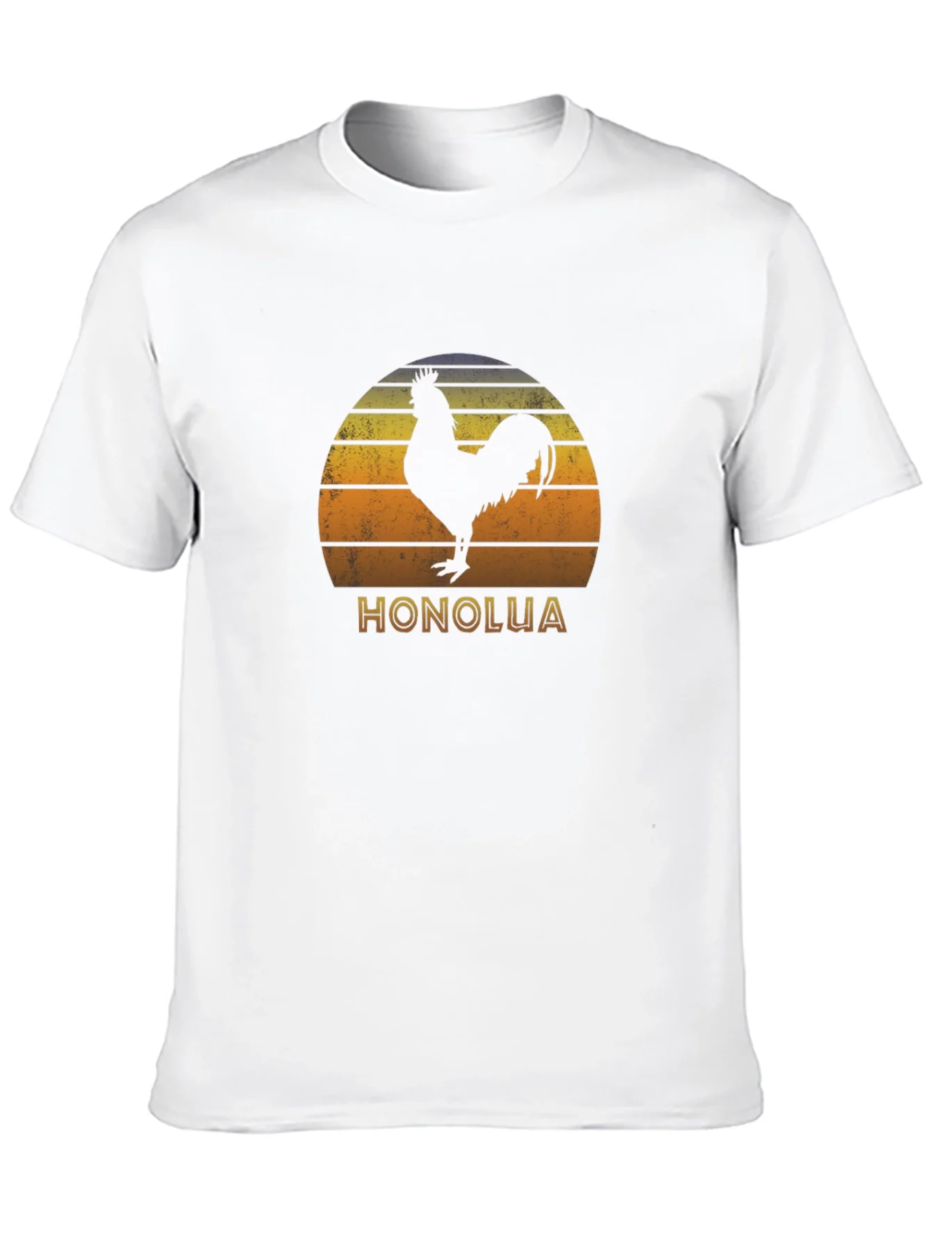 Honolua Rooster Graphic Black T-Shirt