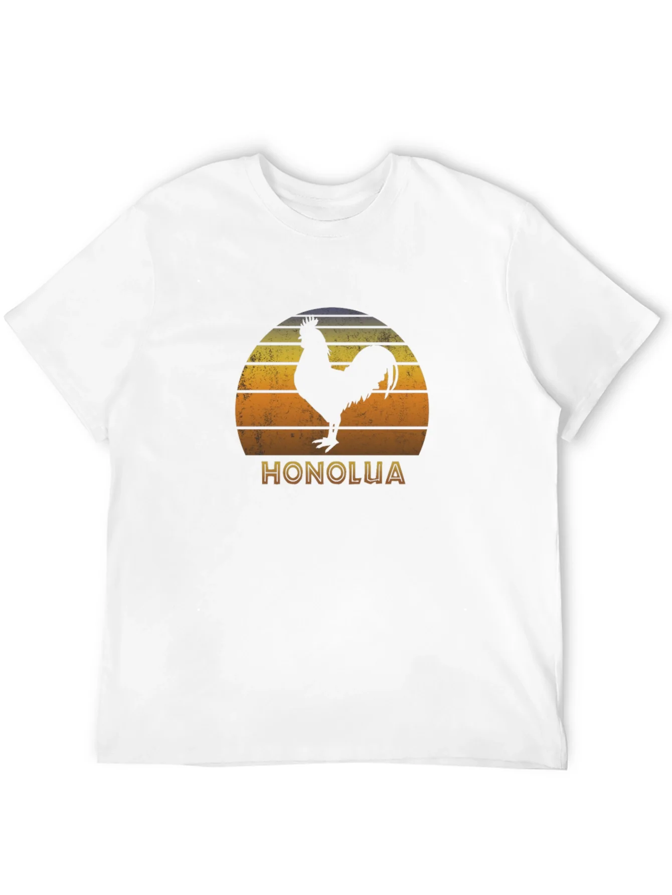 Honolua Rooster Graphic Black T-Shirt