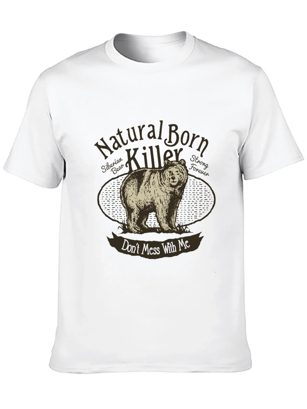 Natural Born Killer Siberian Bear Graphic Tee