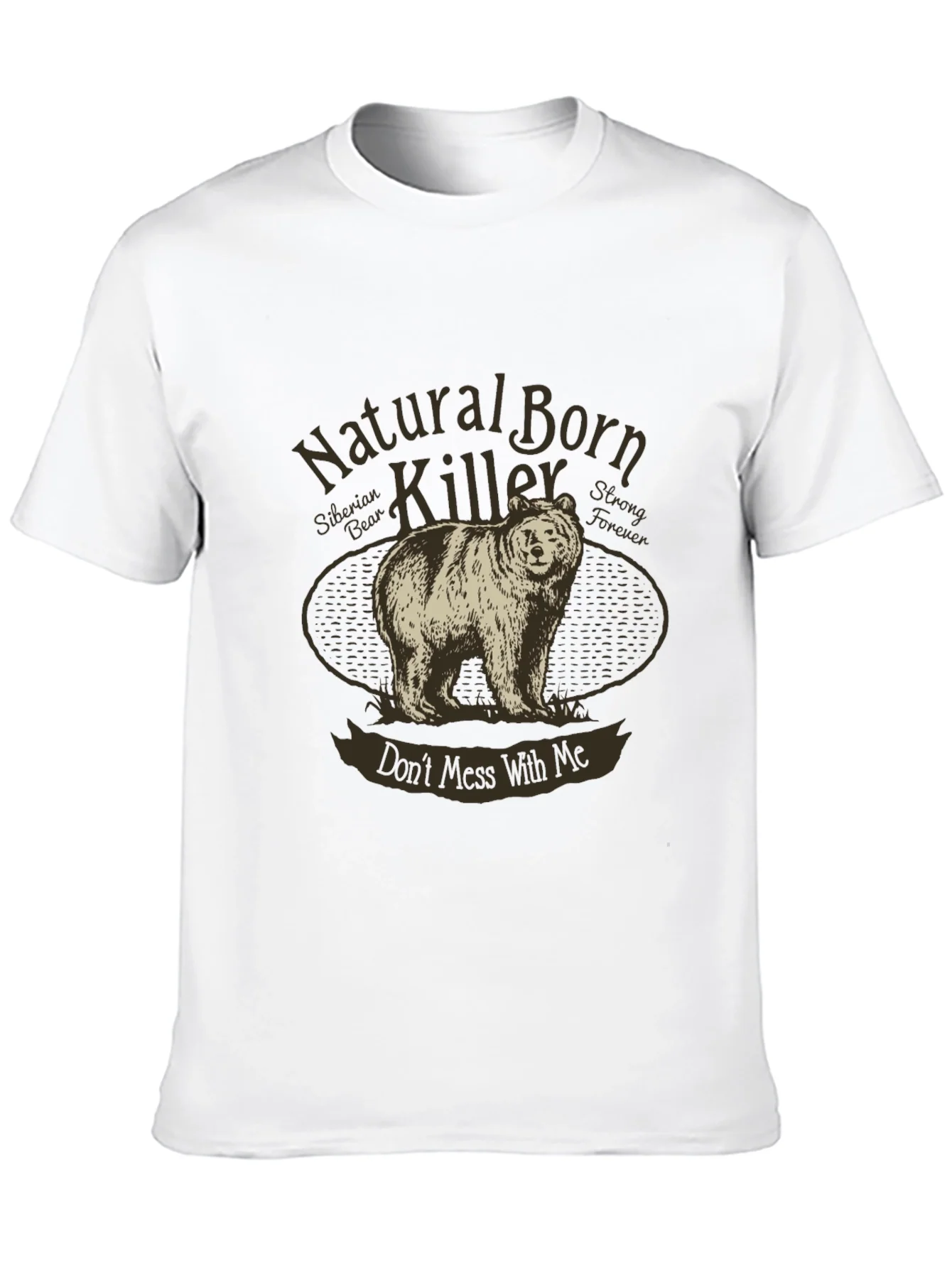 Natural Born Killer Siberian Bear Graphic Tee