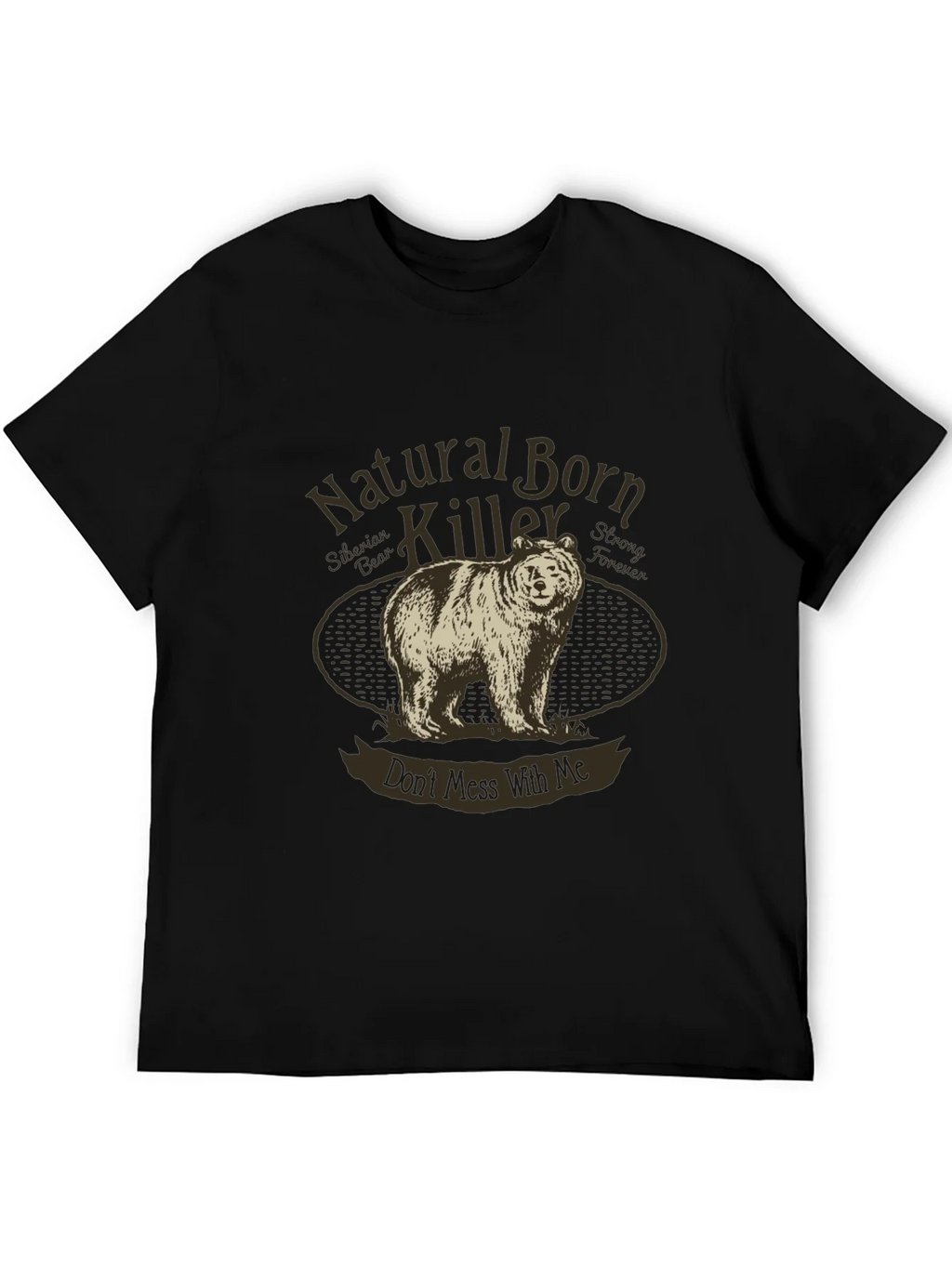 Natural Born Killer Siberian Bear Graphic Tee