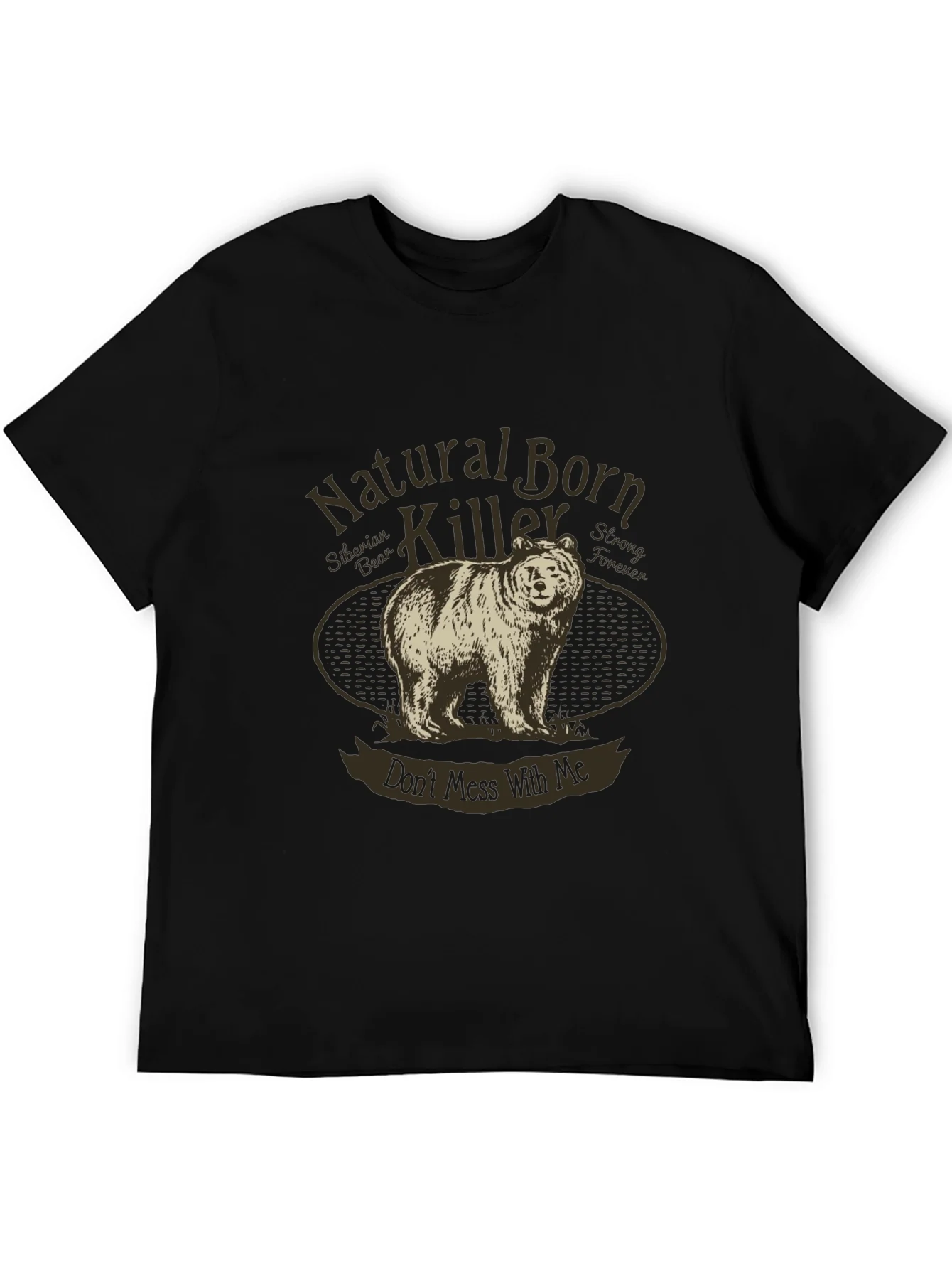 Natural Born Killer Siberian Bear Graphic Tee