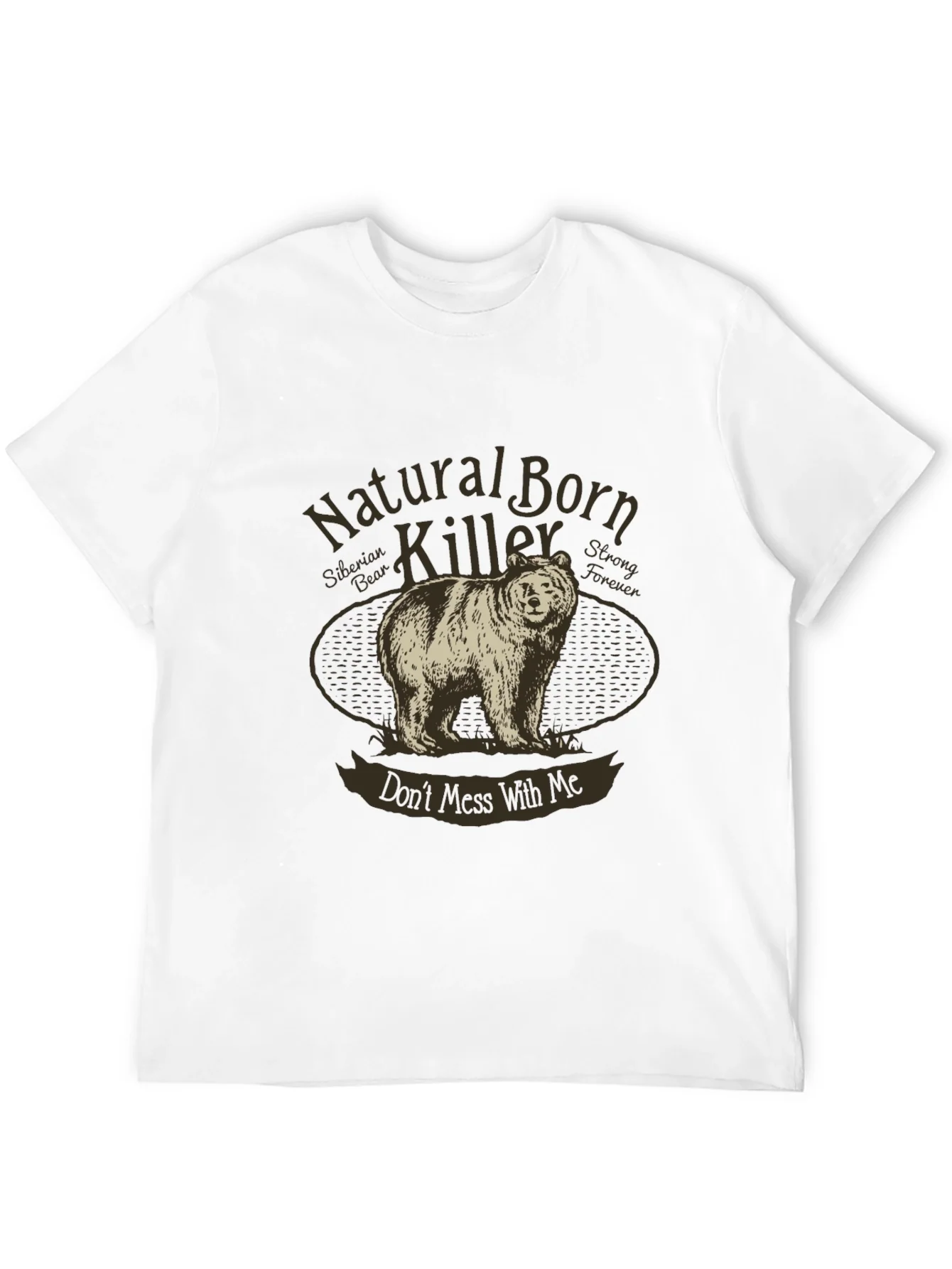 Natural Born Killer Siberian Bear Graphic Tee