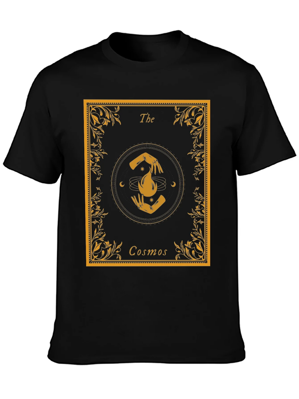 The Cosmos Graphic T-Shirt - Unisex Black Tee