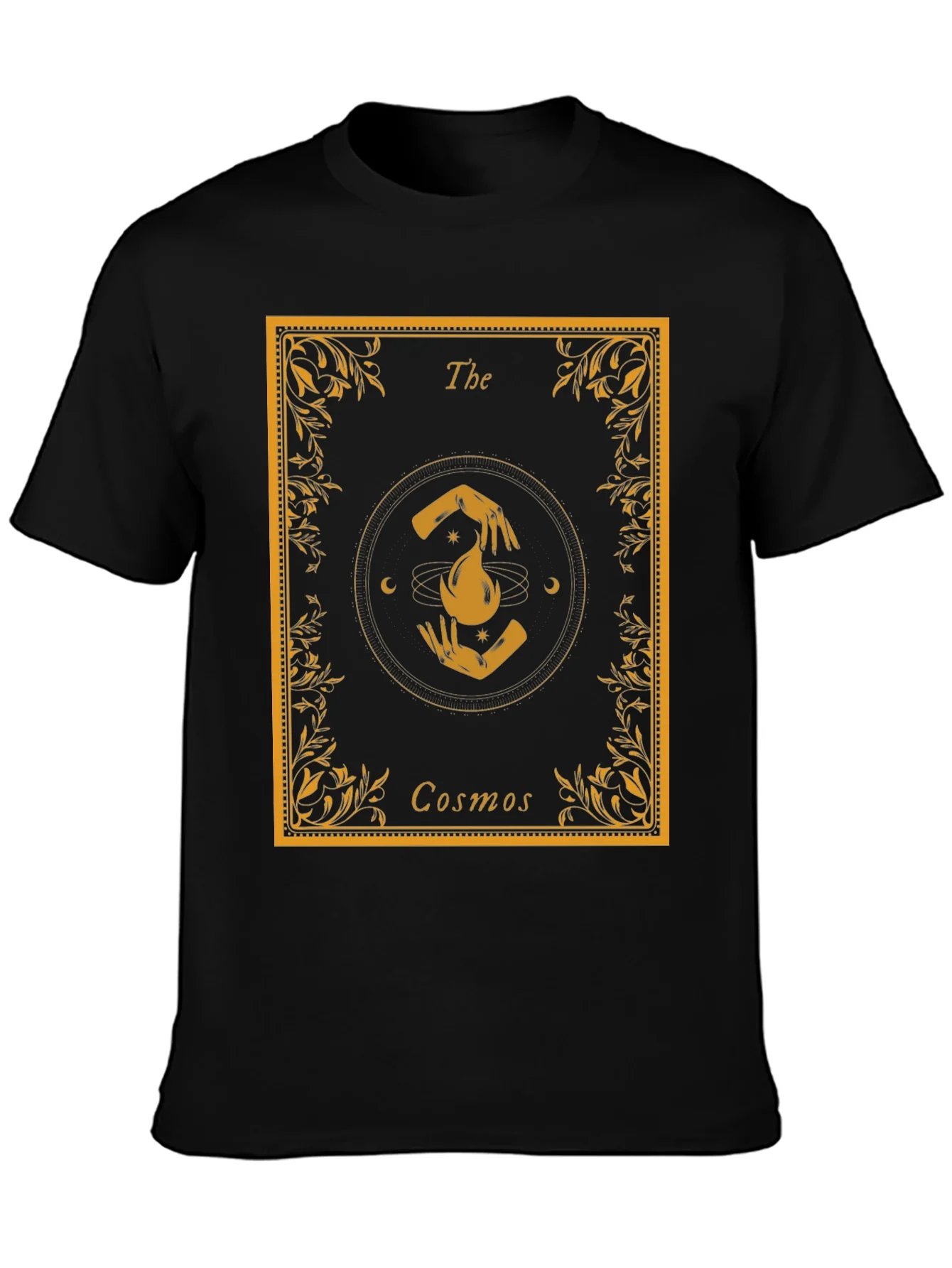 The Cosmos Graphic T-Shirt - Unisex Black Tee