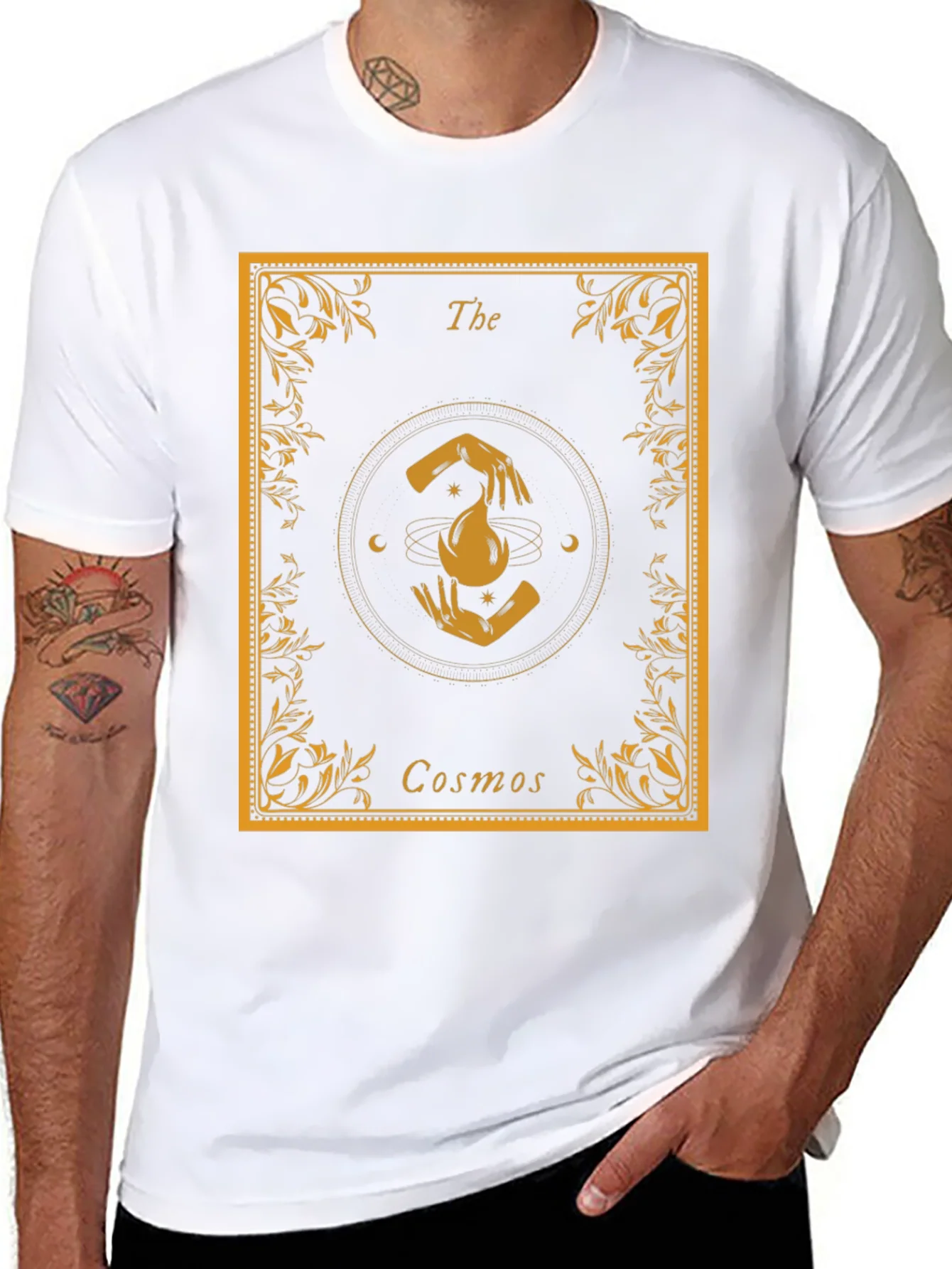 The Cosmos Graphic T-Shirt - Unisex Black Tee