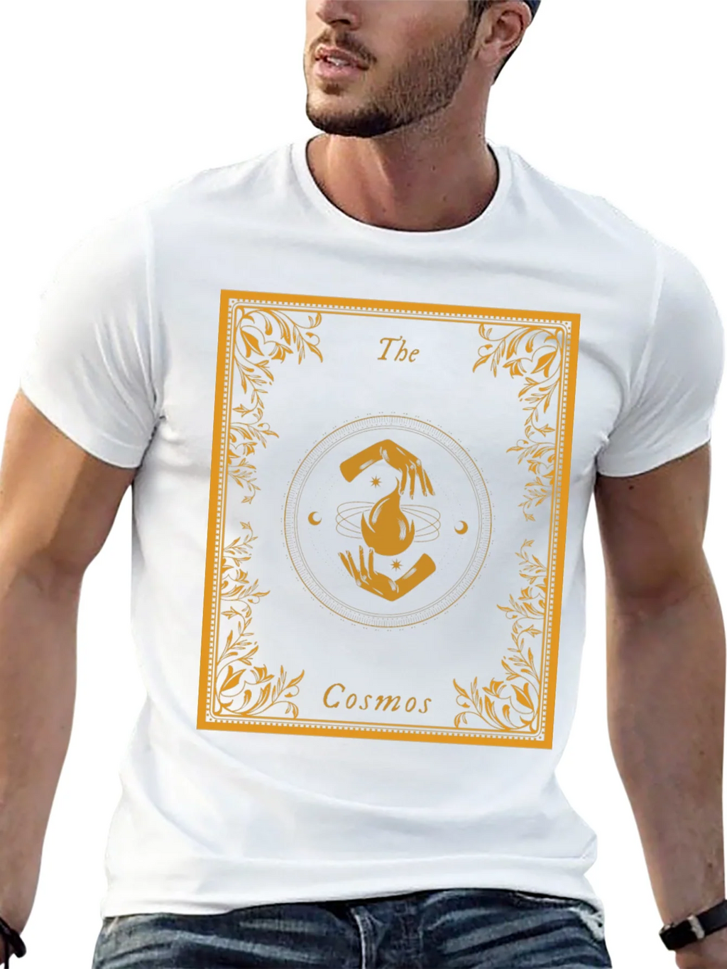 The Cosmos Graphic T-Shirt - Unisex Black Tee